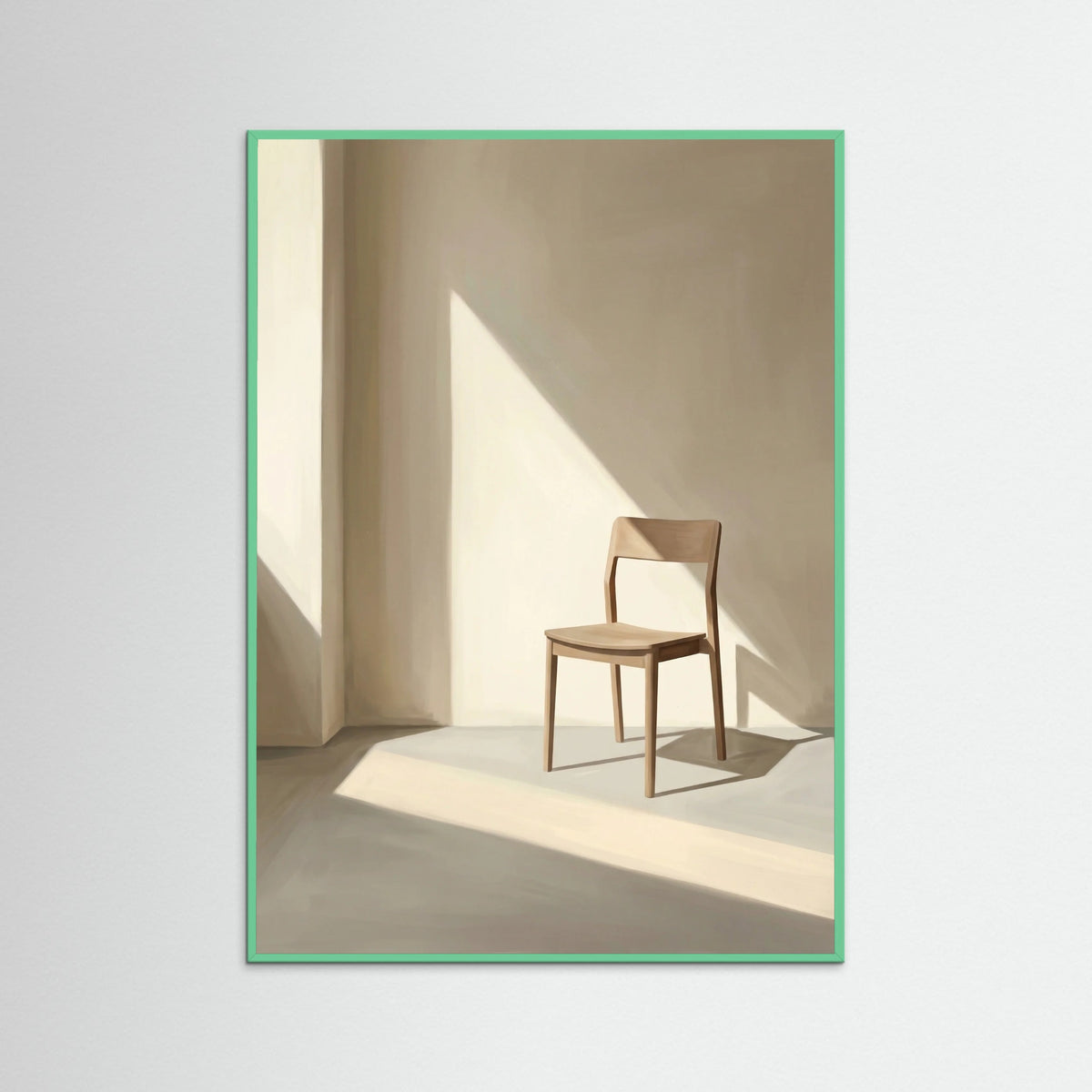 Mint Wood Window Light