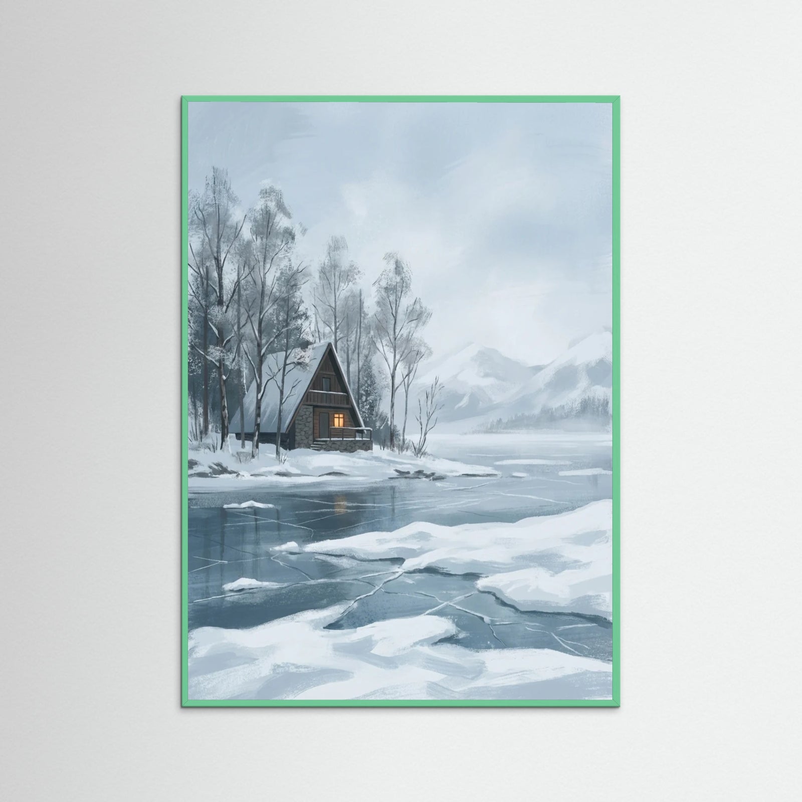 Mint Wood Winter Alpine Path