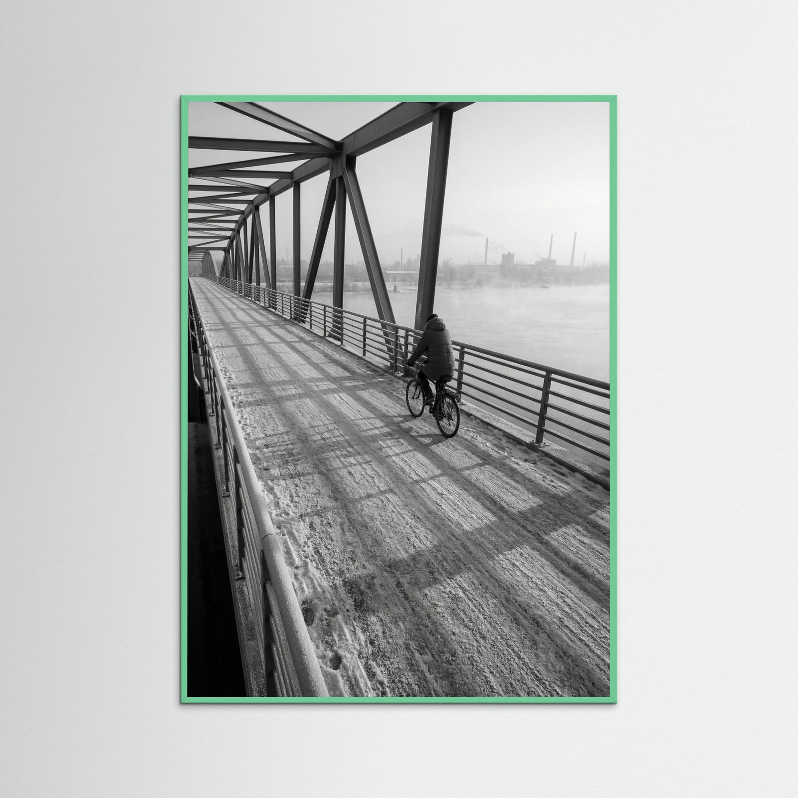 Mint Wood Winter Dawn Street