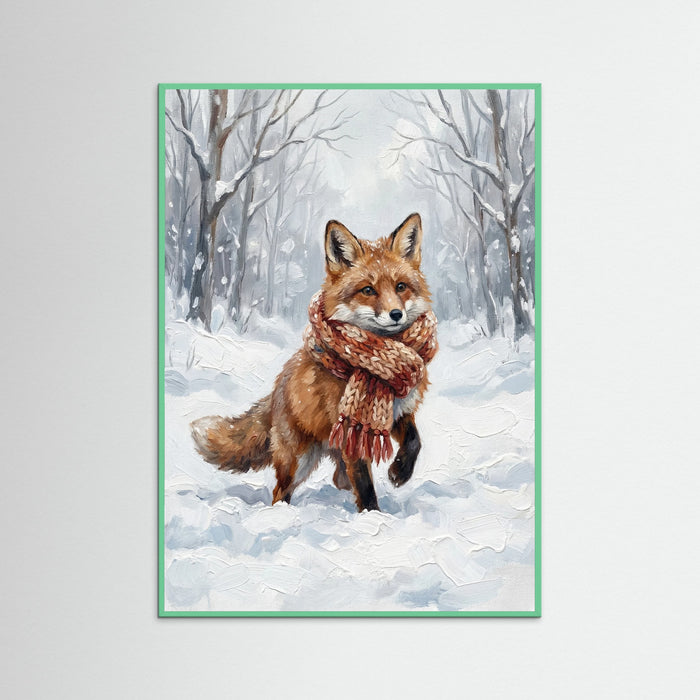 Mint Wood Winter Friends