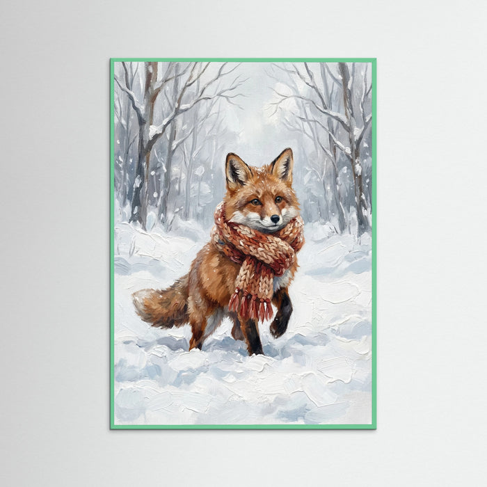 Mint Wood Winter Friends