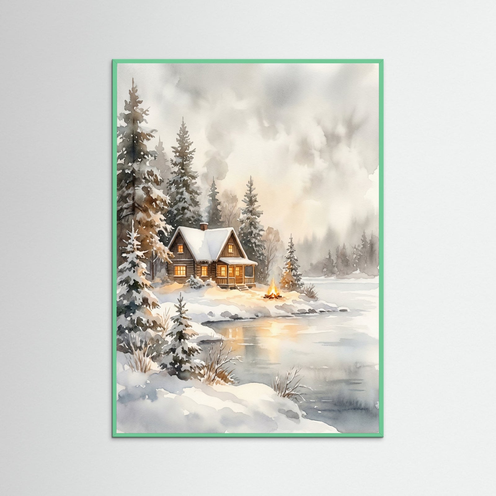 Mint Wood Winter Glow