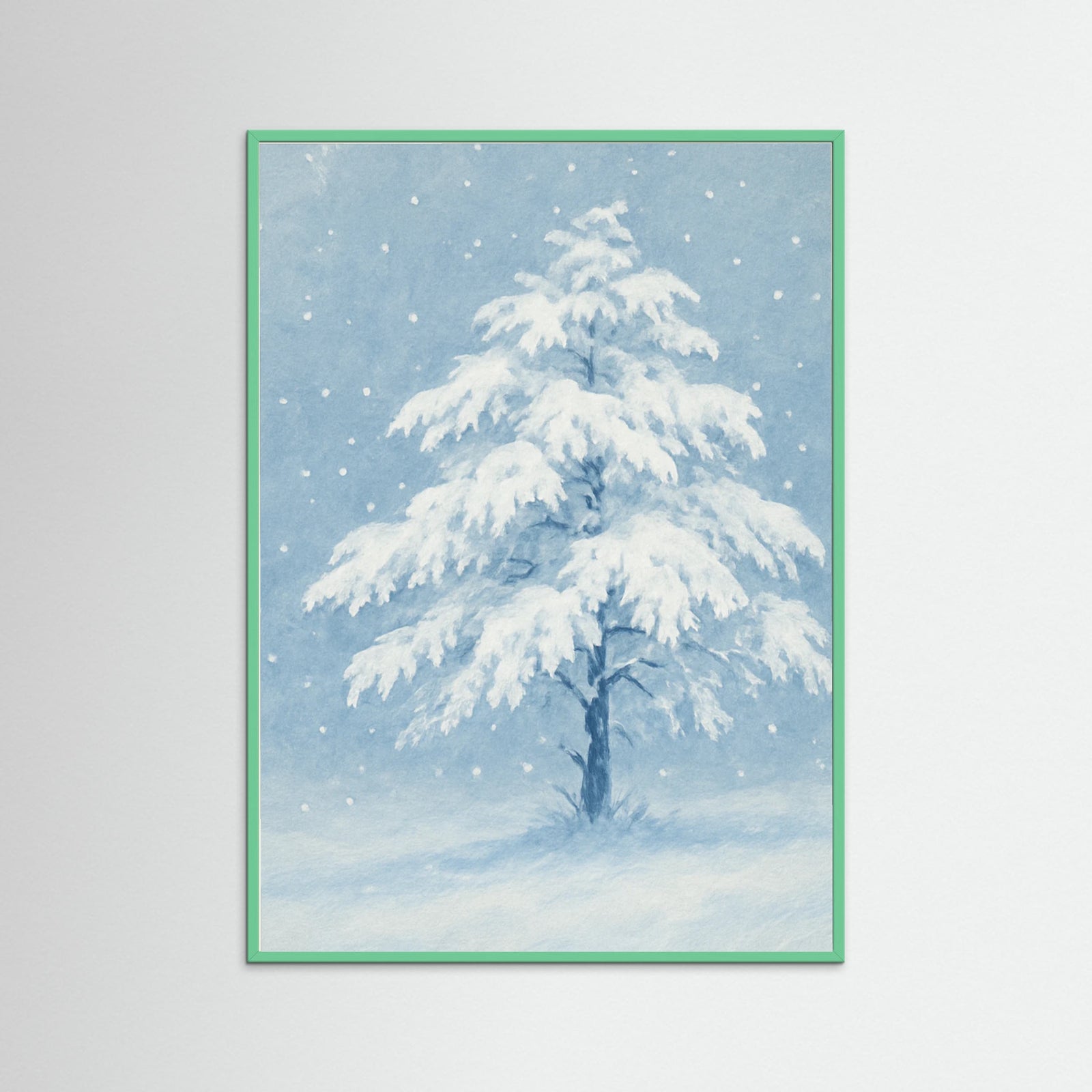 Mint Wood Winter Silence