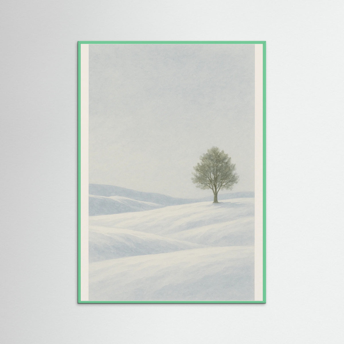 Mint Wood Winter Stillness