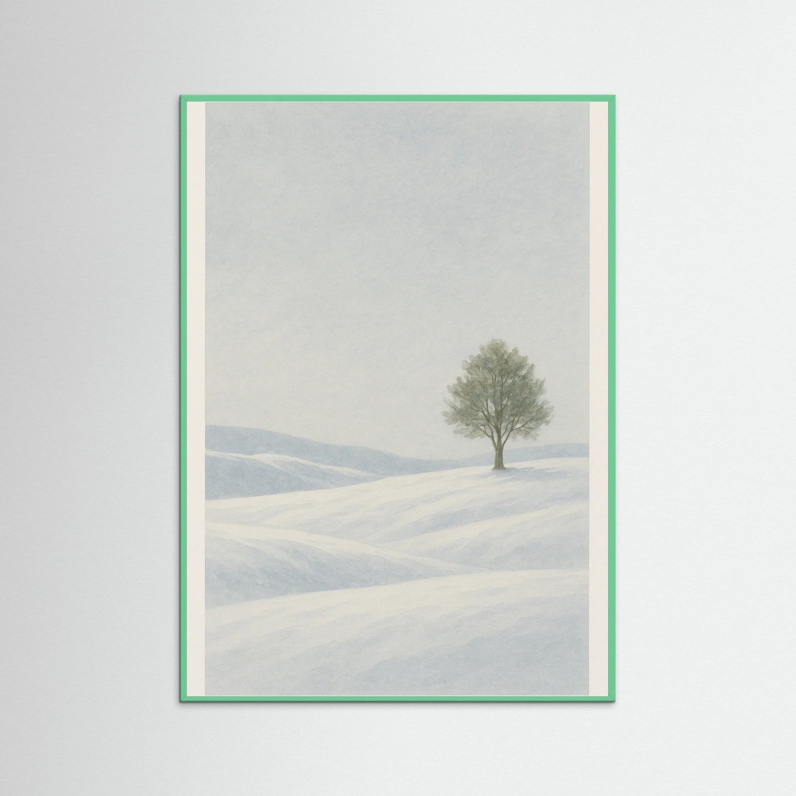 Mint Wood Winter Stillness