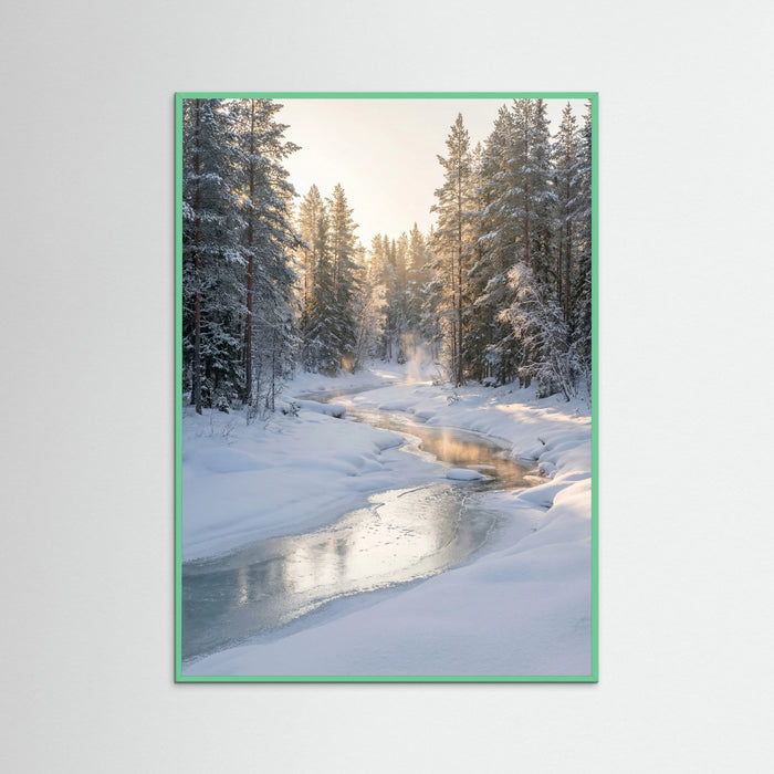 Mint Wood Winter Sunscape