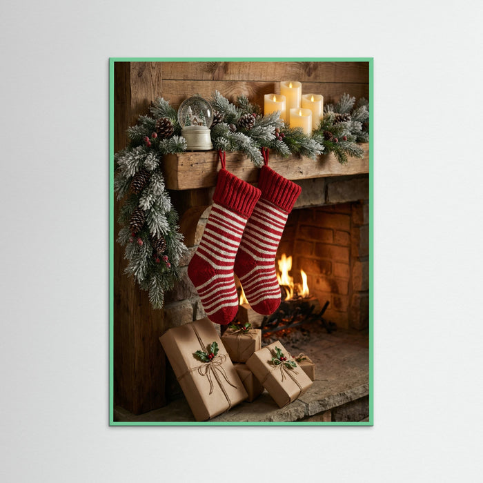Mint Wood Winter Wonderland Hearth