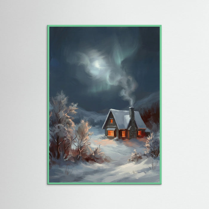 Mint Wood Winters Embrace