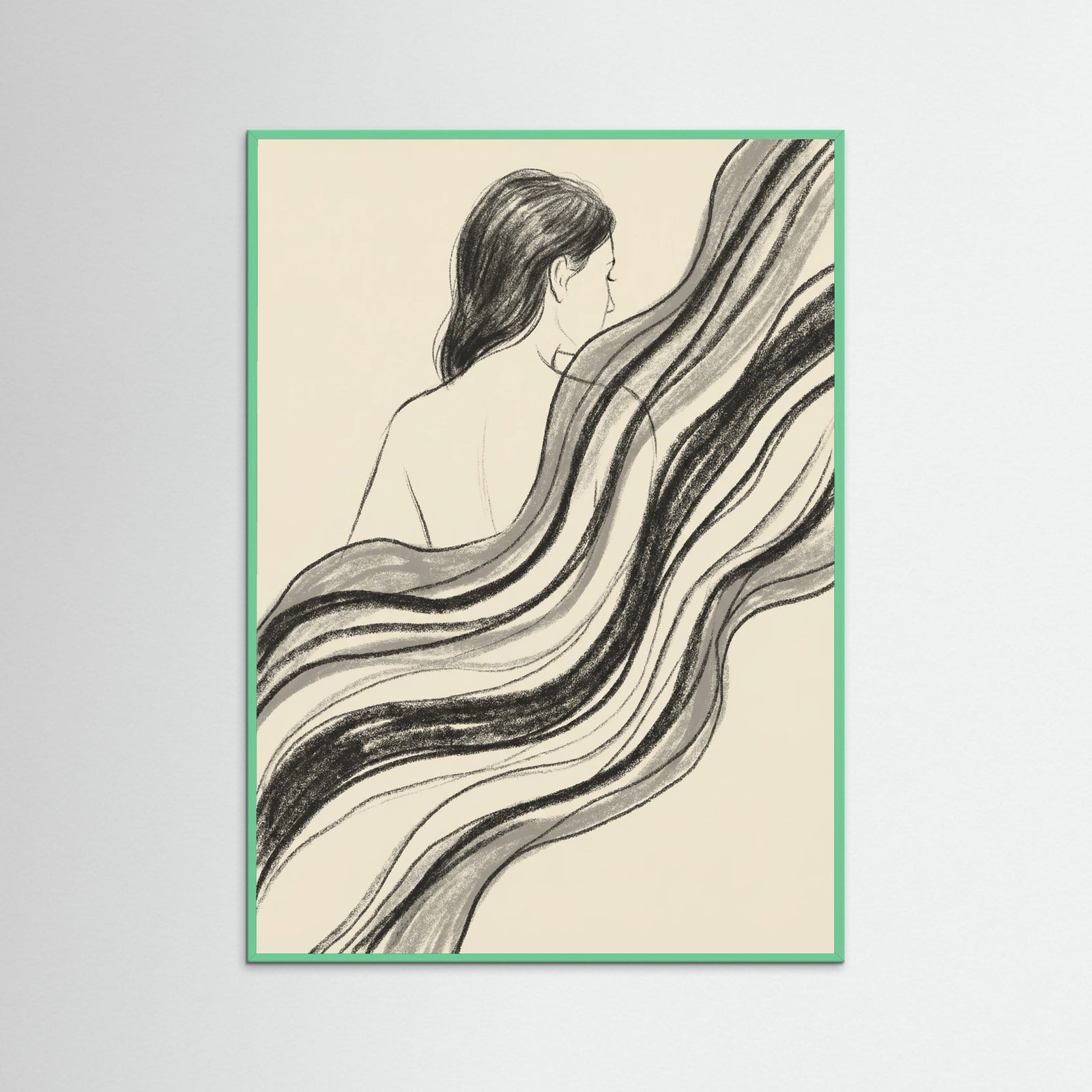 Mint Wood Woven Grace