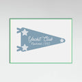 Yacht Club Blue Pennant Poster – plakat og kunsttryk