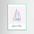 Póster Yacht Club – póster e impresión artística