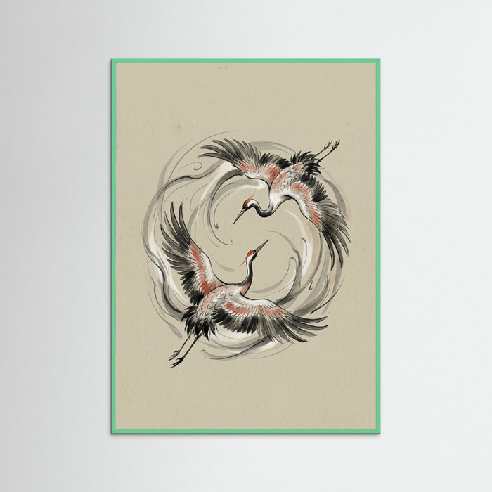 Mint Wood Yin Yang Koi