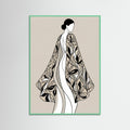 Mint Wood Zebra Muse