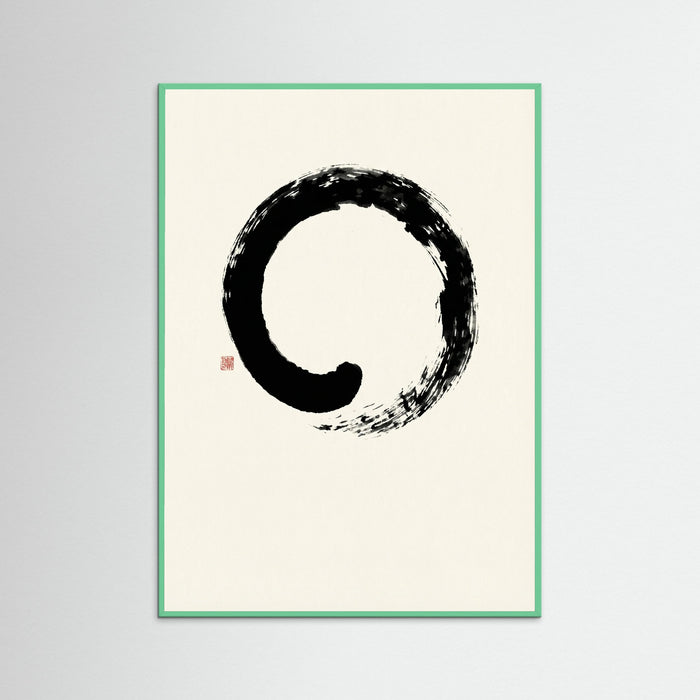 Mint Wood Zen Flow Circle