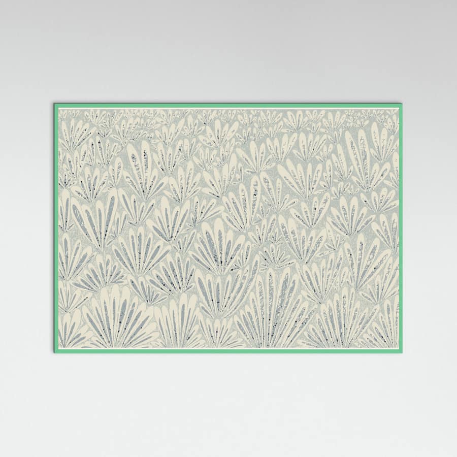 calming essentials meadow chalky blue Poster – poster and art print