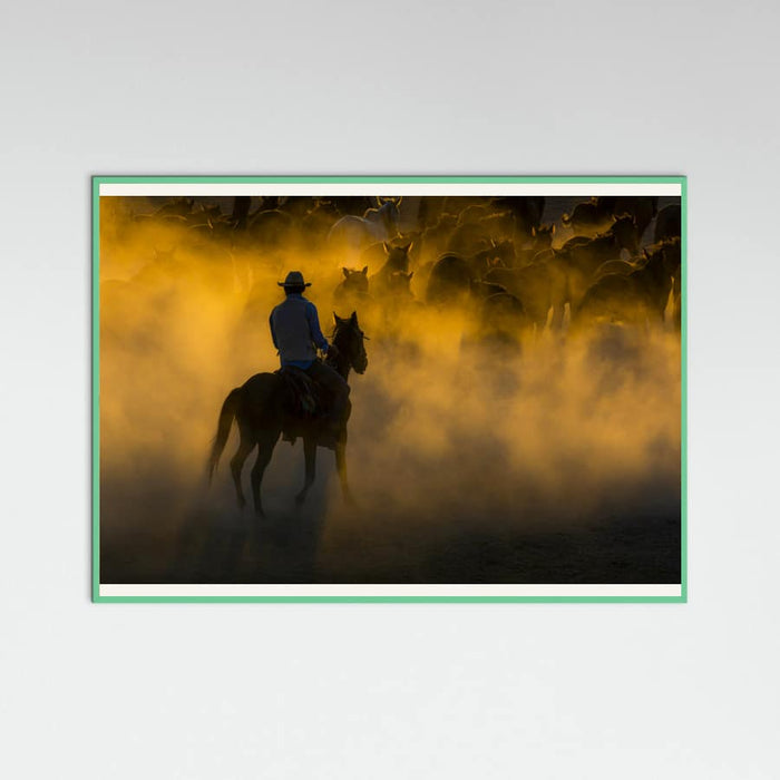 Affiche cowboy and horses – affiche et impression d’art