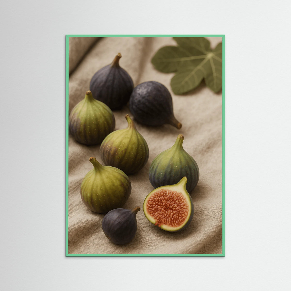 Mint Wood photo Figs on Cloth