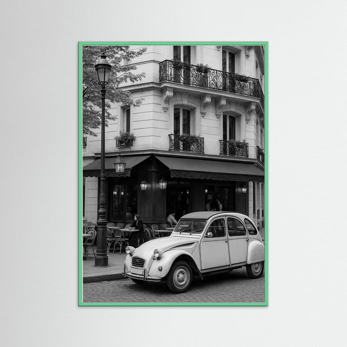 Mint Wood photo Parisian Cafe Scene