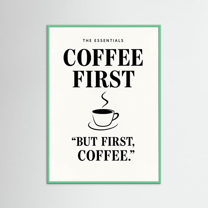 Mint Wood text Coffee Guide