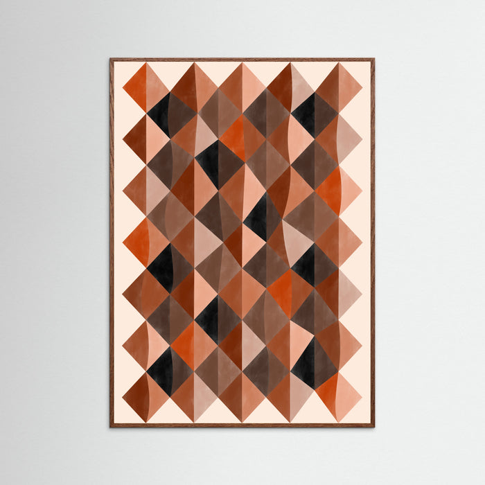 Oak Dark 3x4 25 Poster