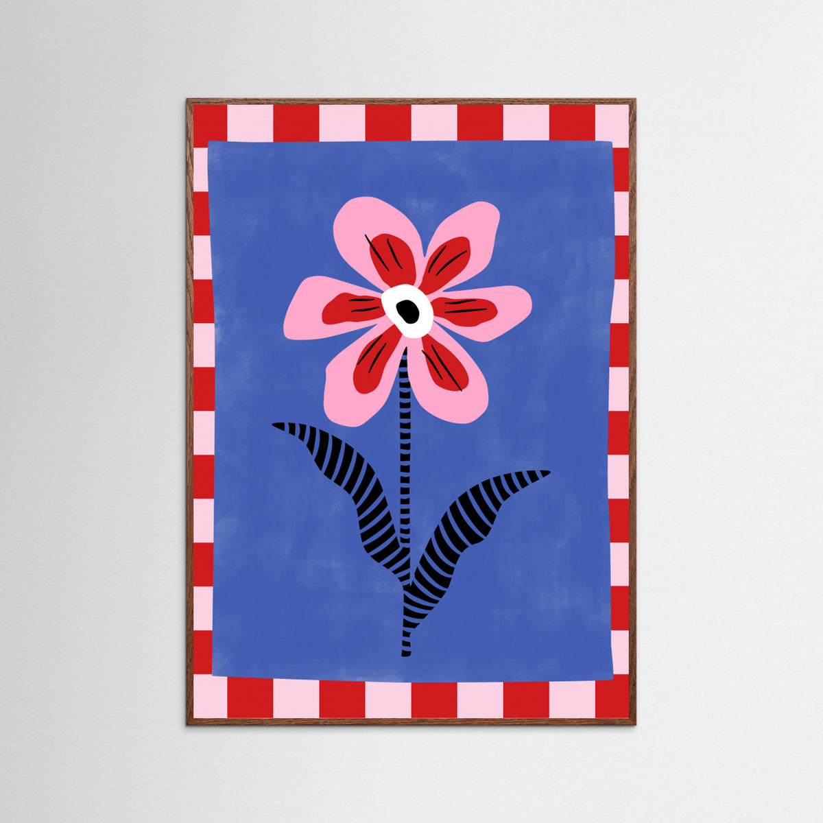 Oak Dark Abstract Composition No. 28 Poster
