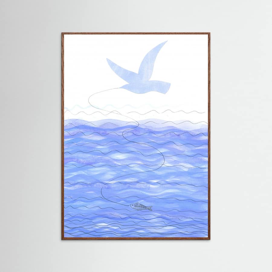 Above the Ocean Waves Poster – poster and art print