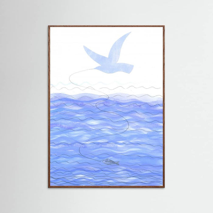 Above the Ocean Waves Poster – poster and art print