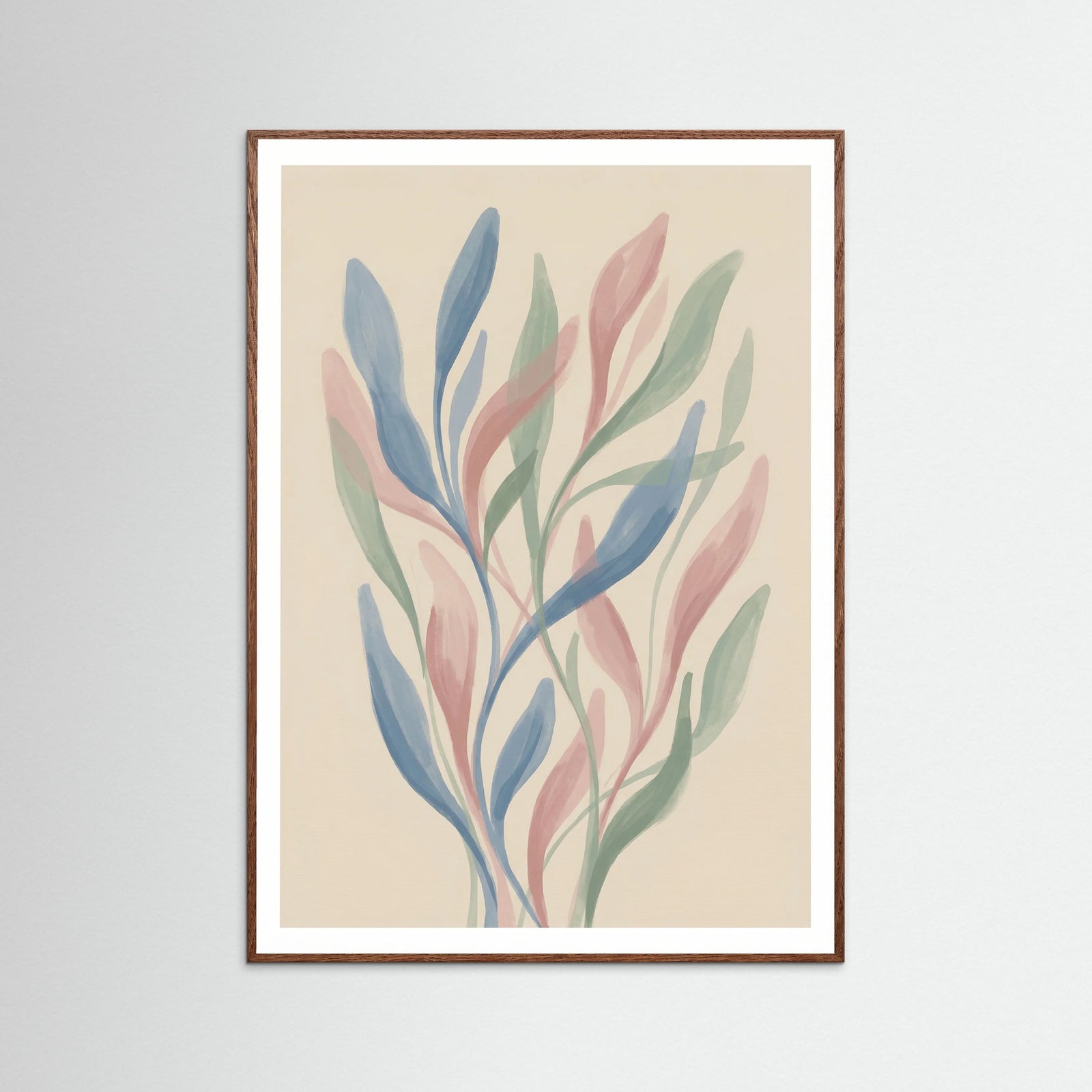 Oak Dark Abstract Botanicals