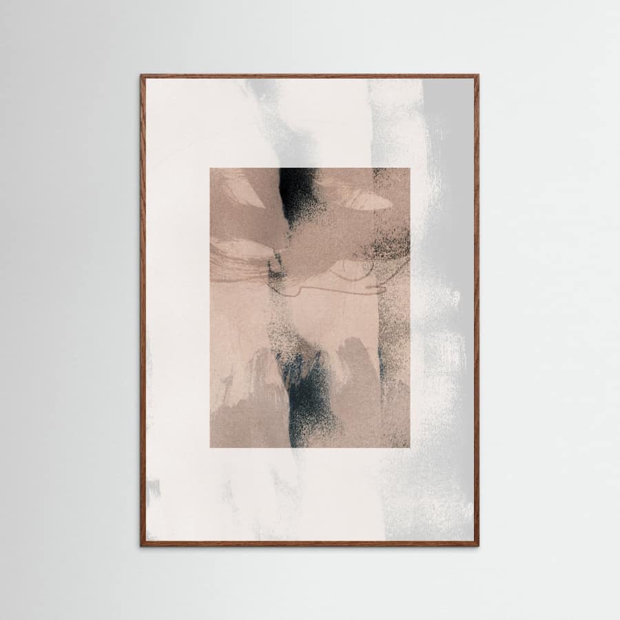 Abstract Brush Strokes 17x Poster – plakat og kunsttryk