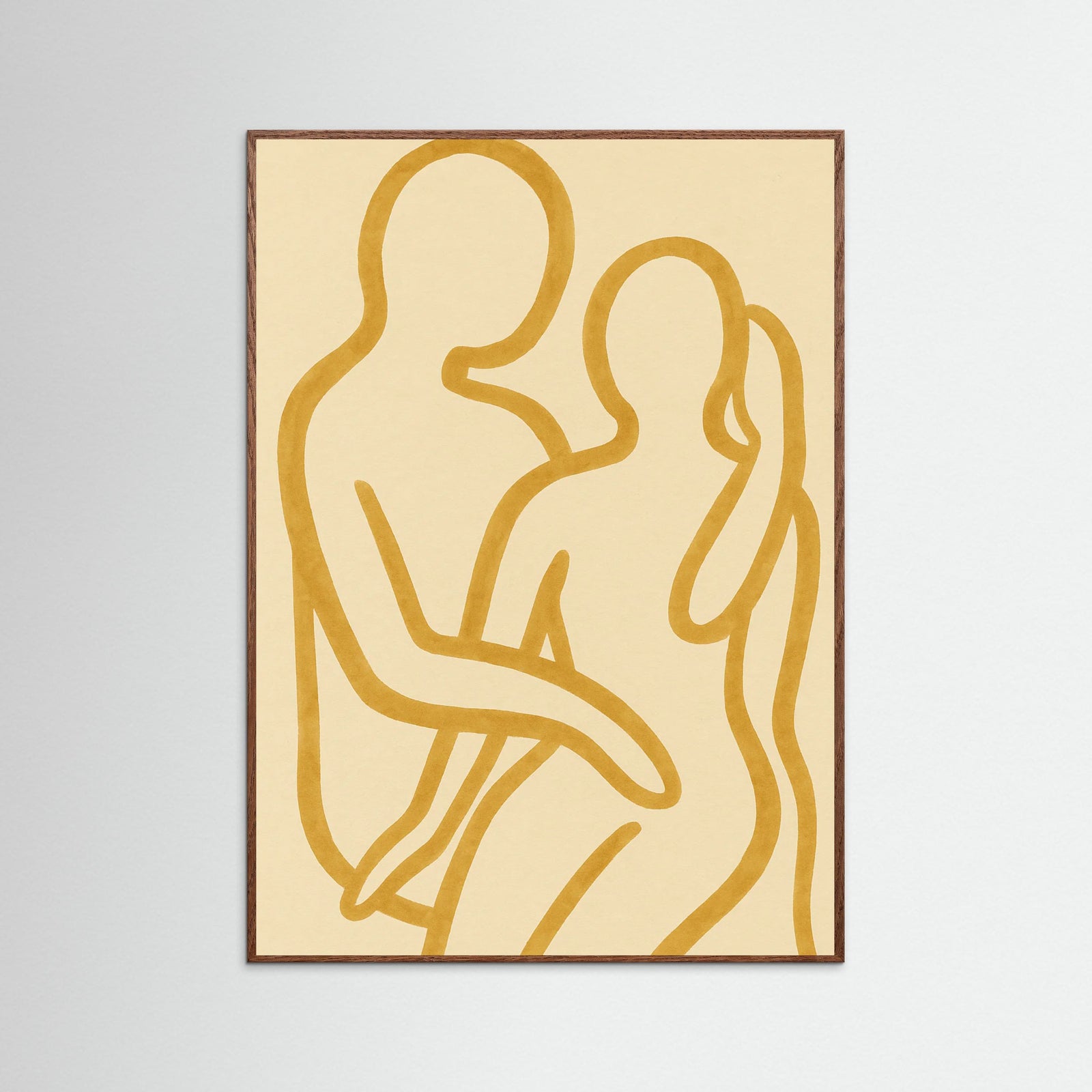 Oak Dark Abstract Connection