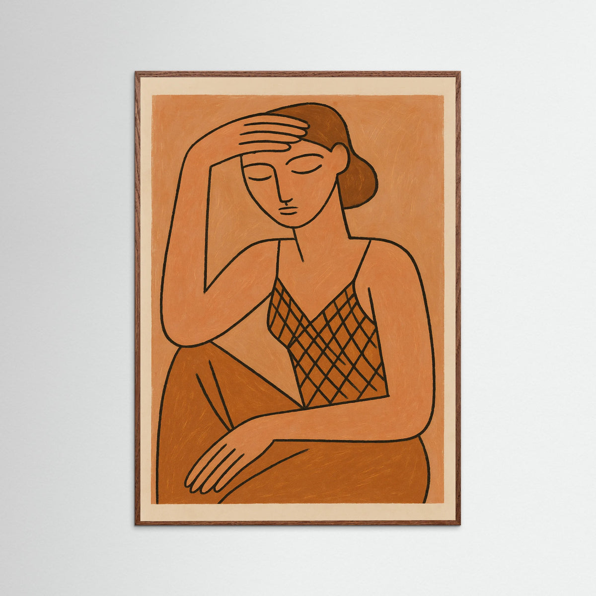 Oak Dark Abstract Contemplation 1