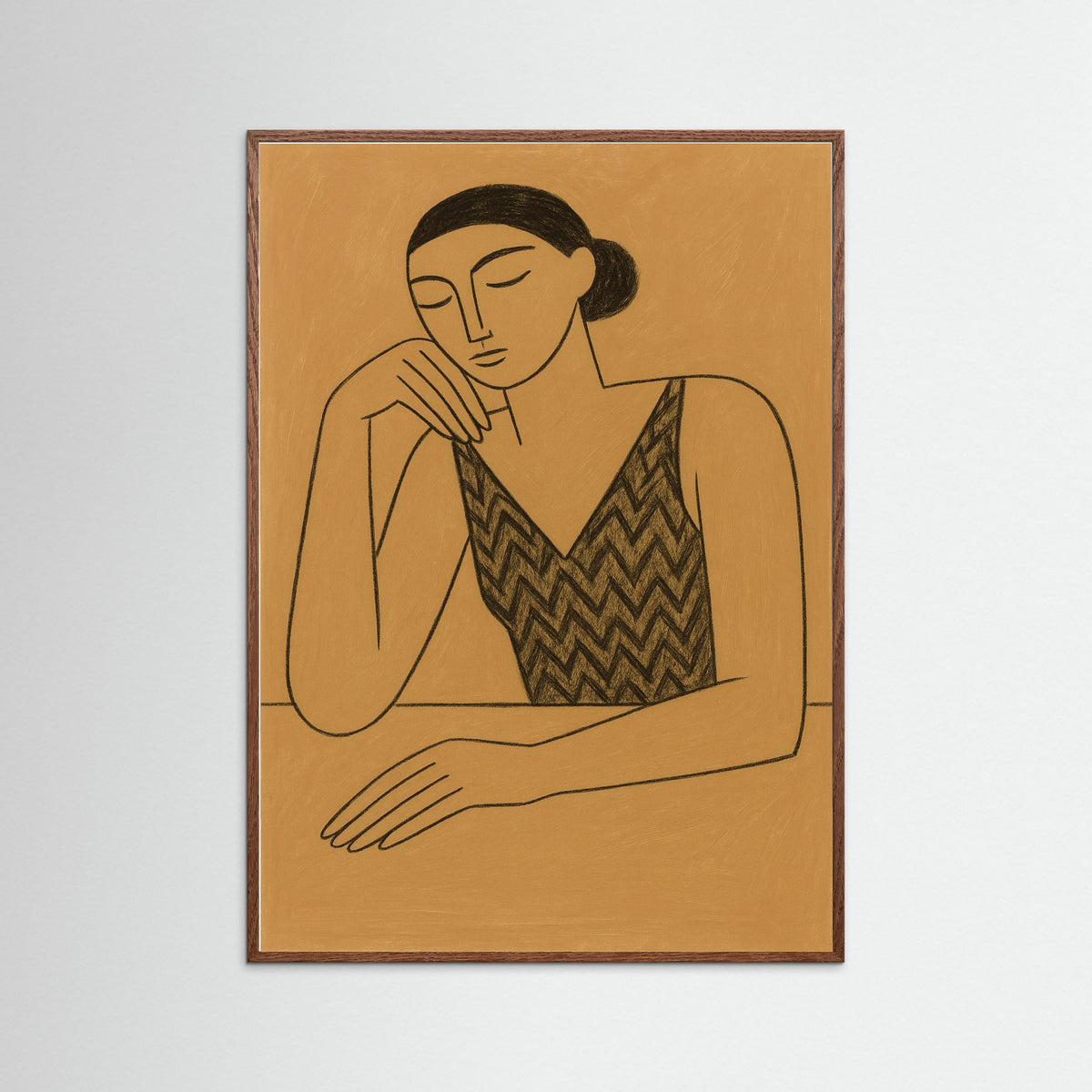 Oak Dark Abstract Contemplation 2