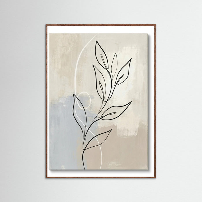Oak Dark Abstract Contour