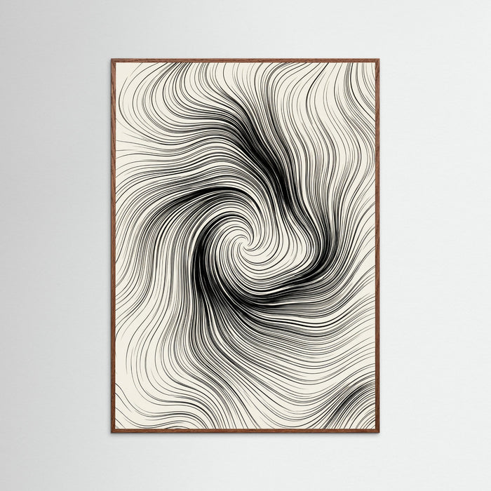 Oak Dark Abstract Currents