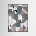 Oak Dark Abstract Desaturate No3 Poster