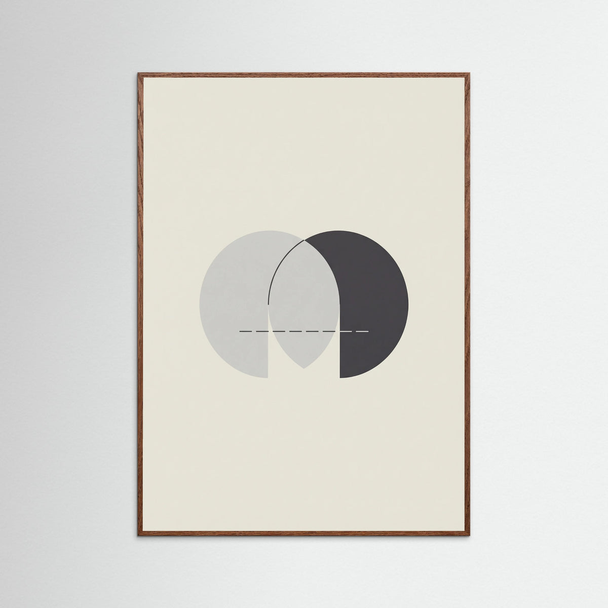 Oak Dark Abstract Dual Forms