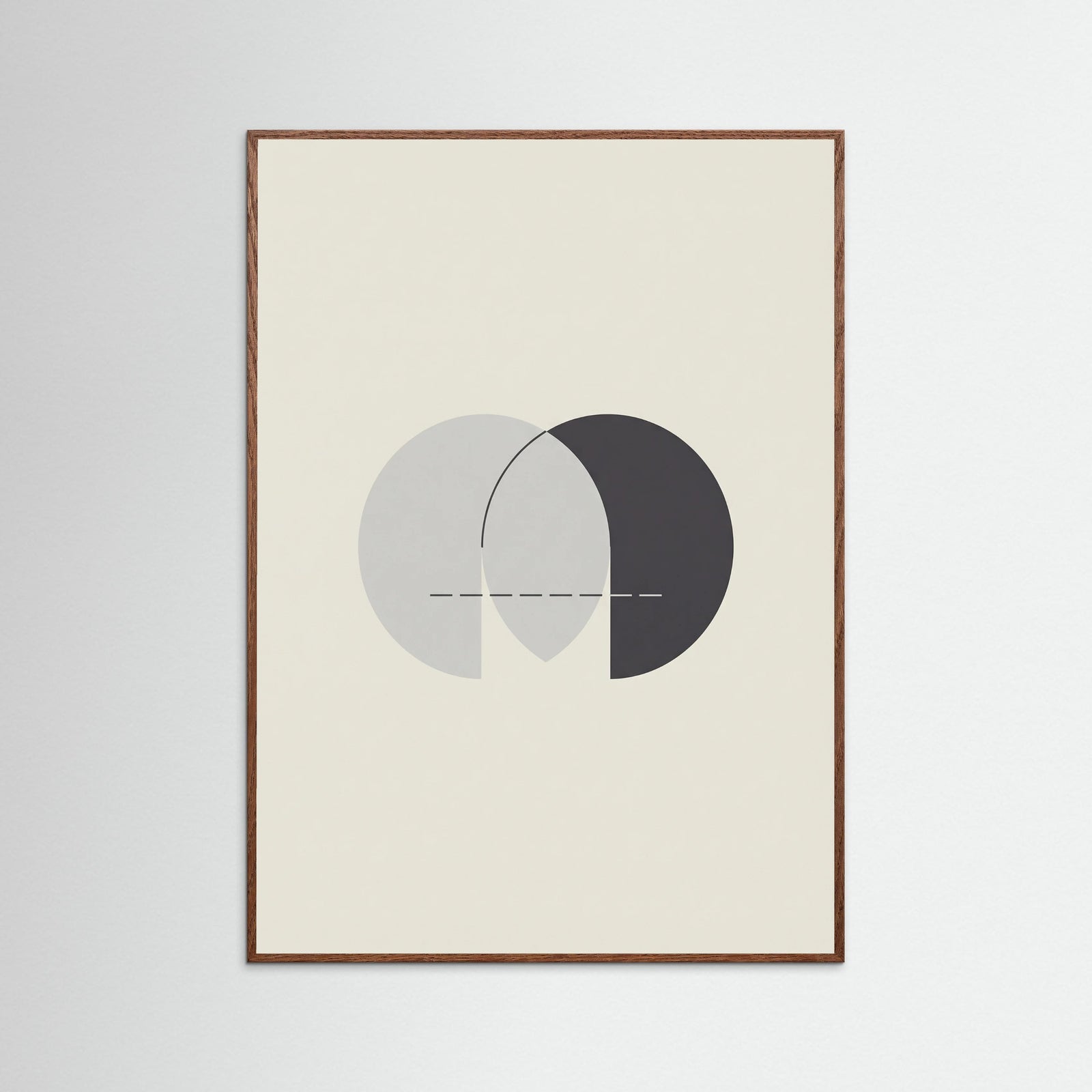 Oak Dark Abstract Dual Forms