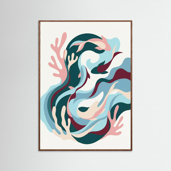 Oak Dark Abstract Embrace
