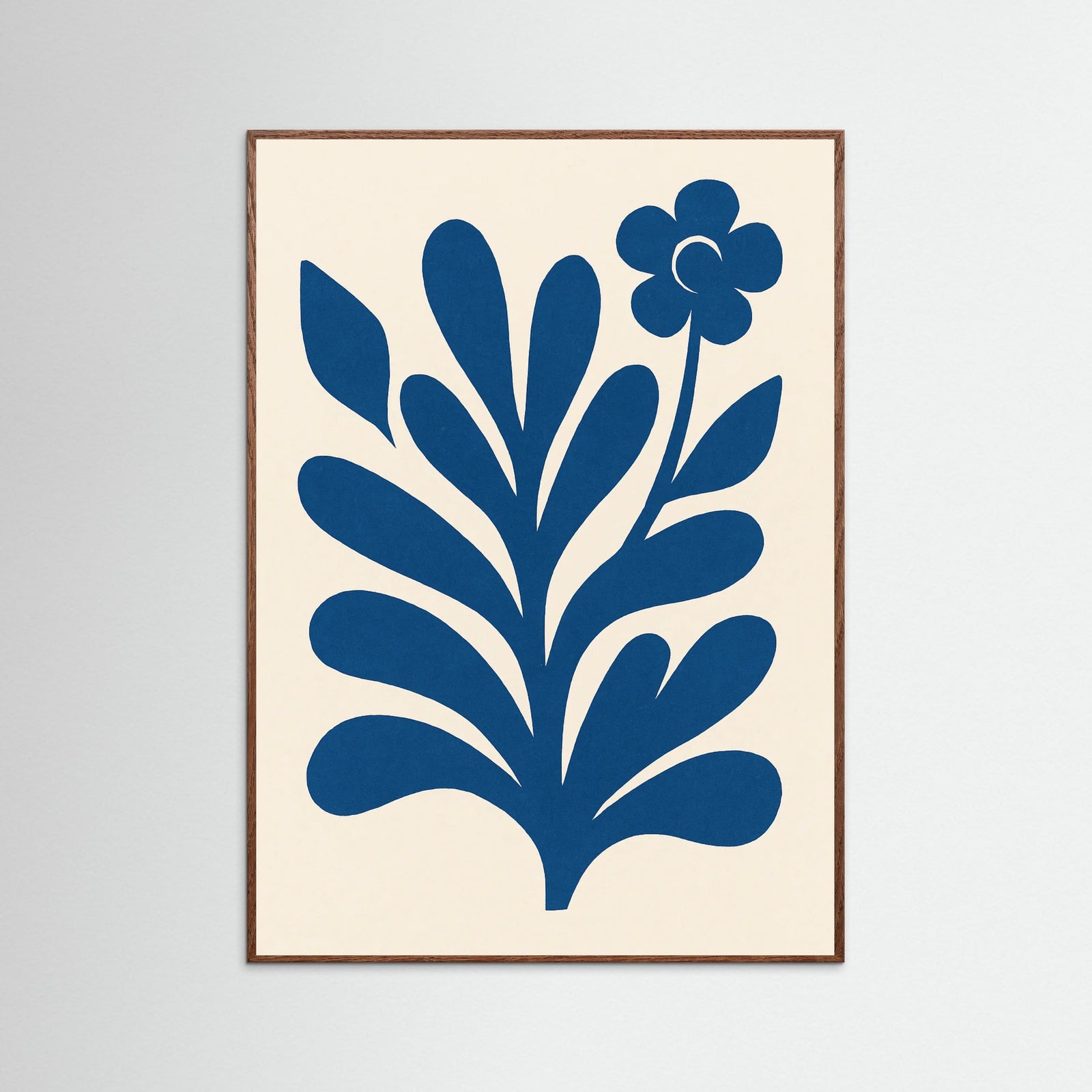 Oak Dark Abstract Figure Form