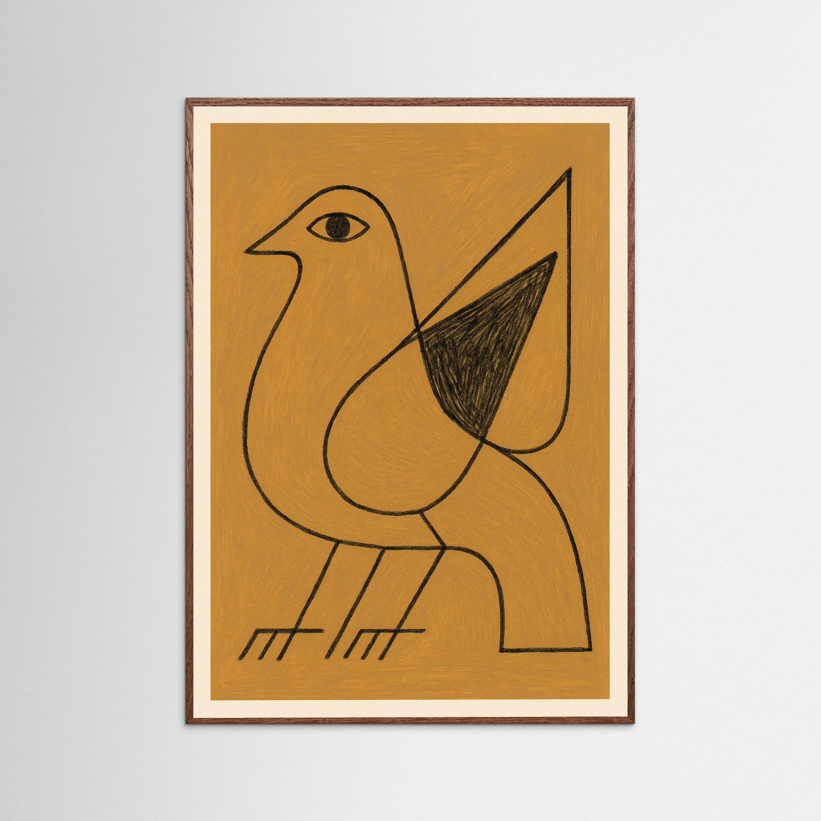 Oak Dark Abstract Figure