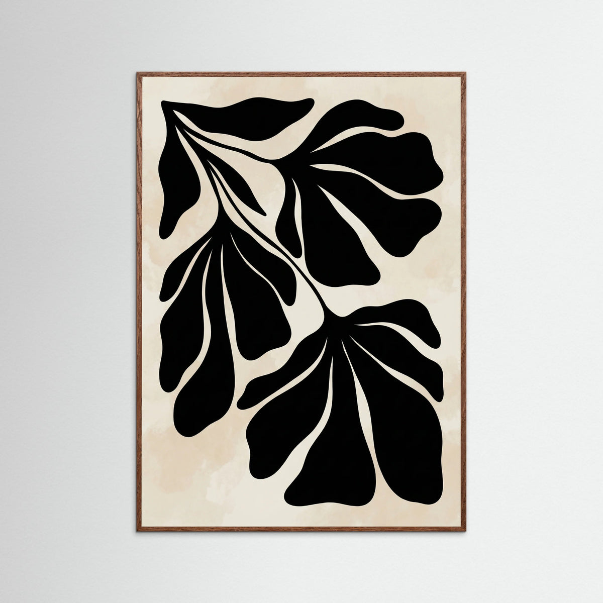 Oak Dark Abstract Flora