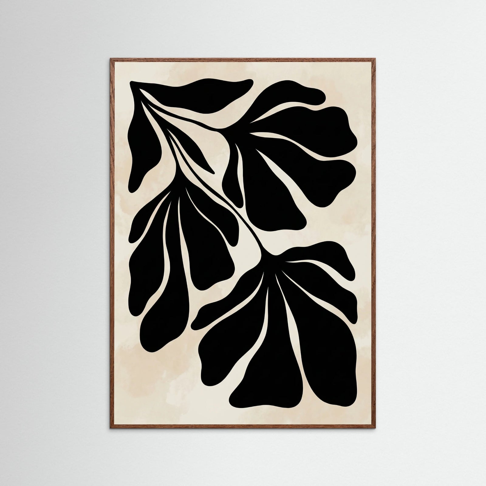 Oak Dark Abstract Flora