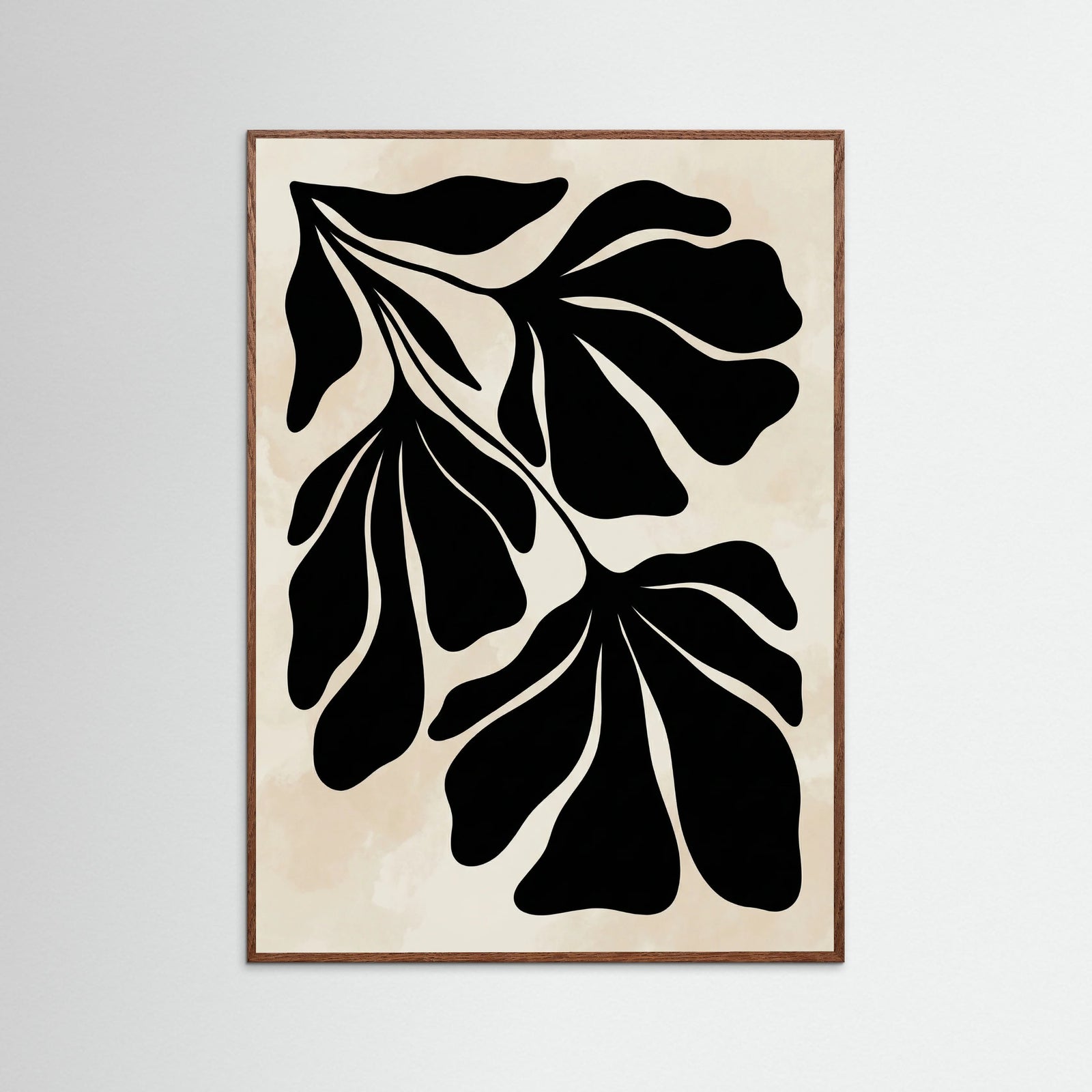 Oak Dark Abstract Flora