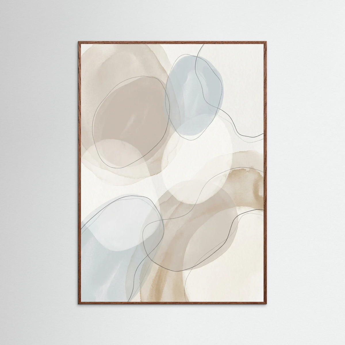 Oak Dark Abstract Flow