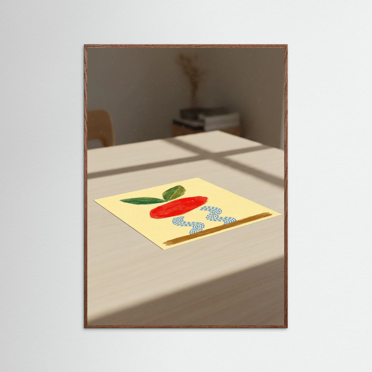 Oak Dark Abstract Fruity Swirl