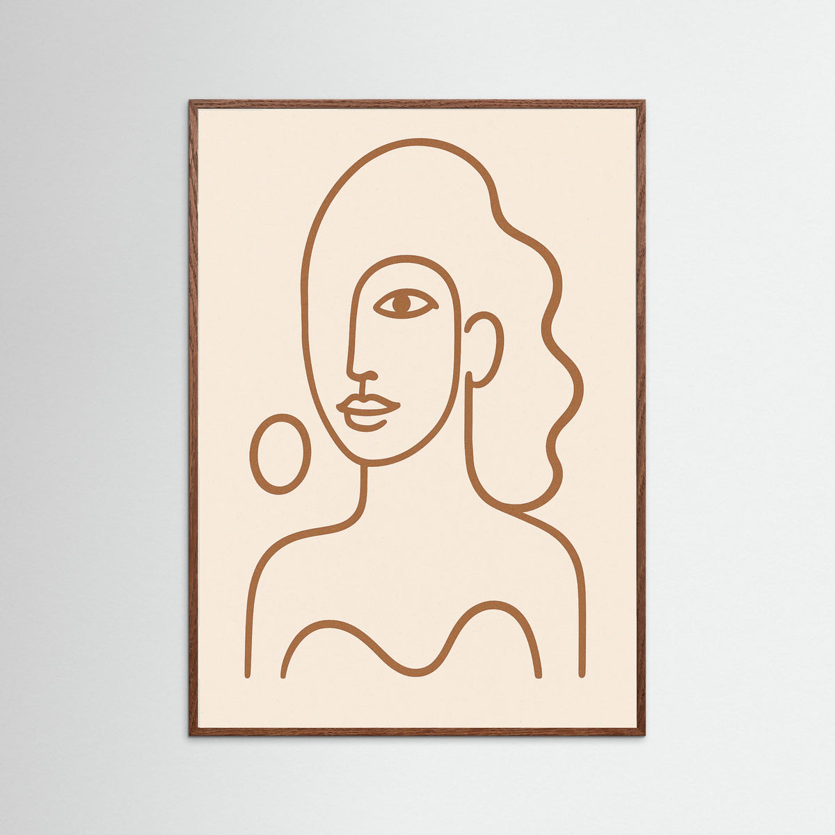 Oak Dark Abstract Gaze