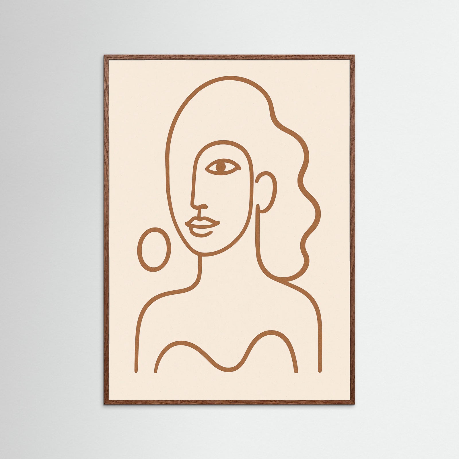 Oak Dark Abstract Gaze