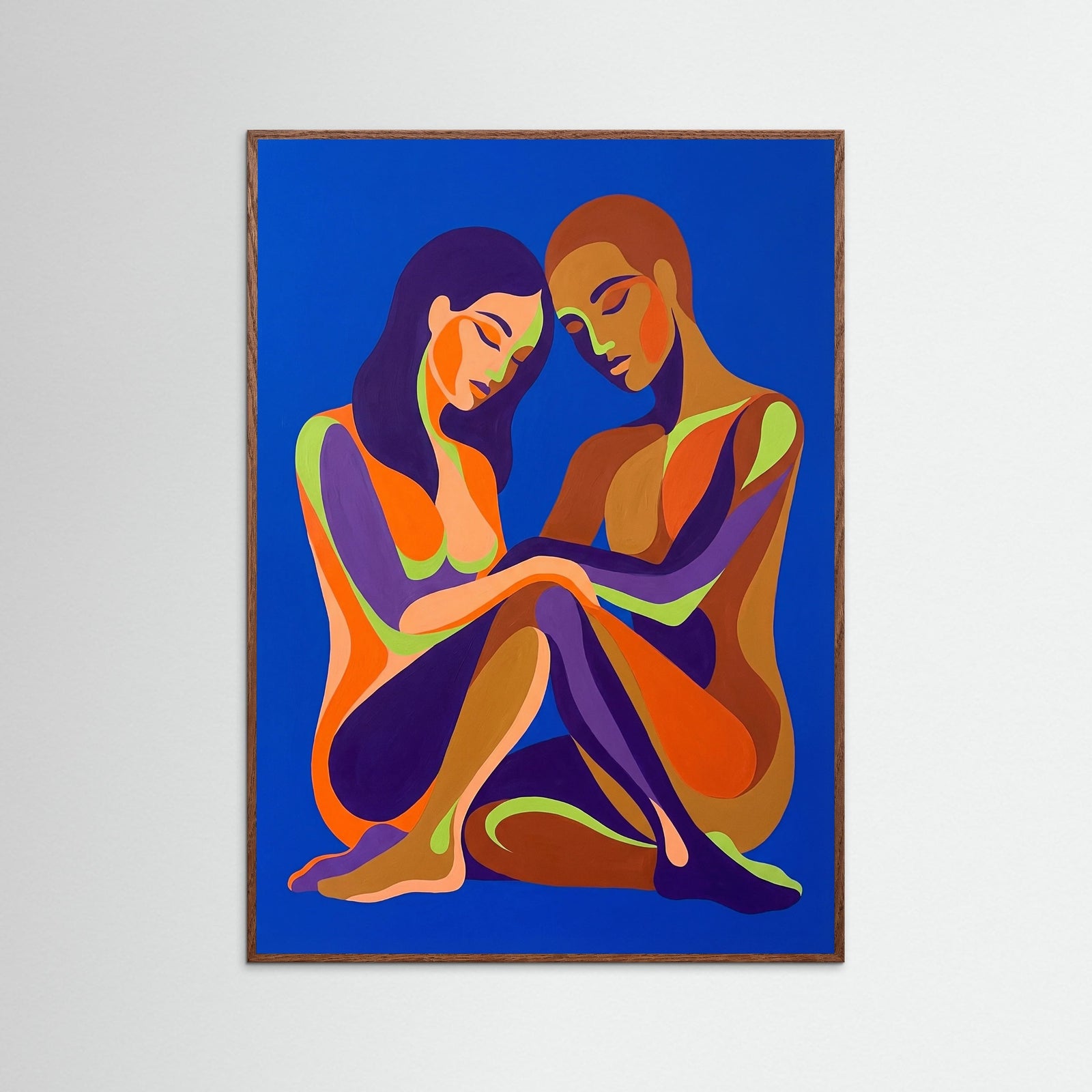 Oak Dark Abstract Gaze