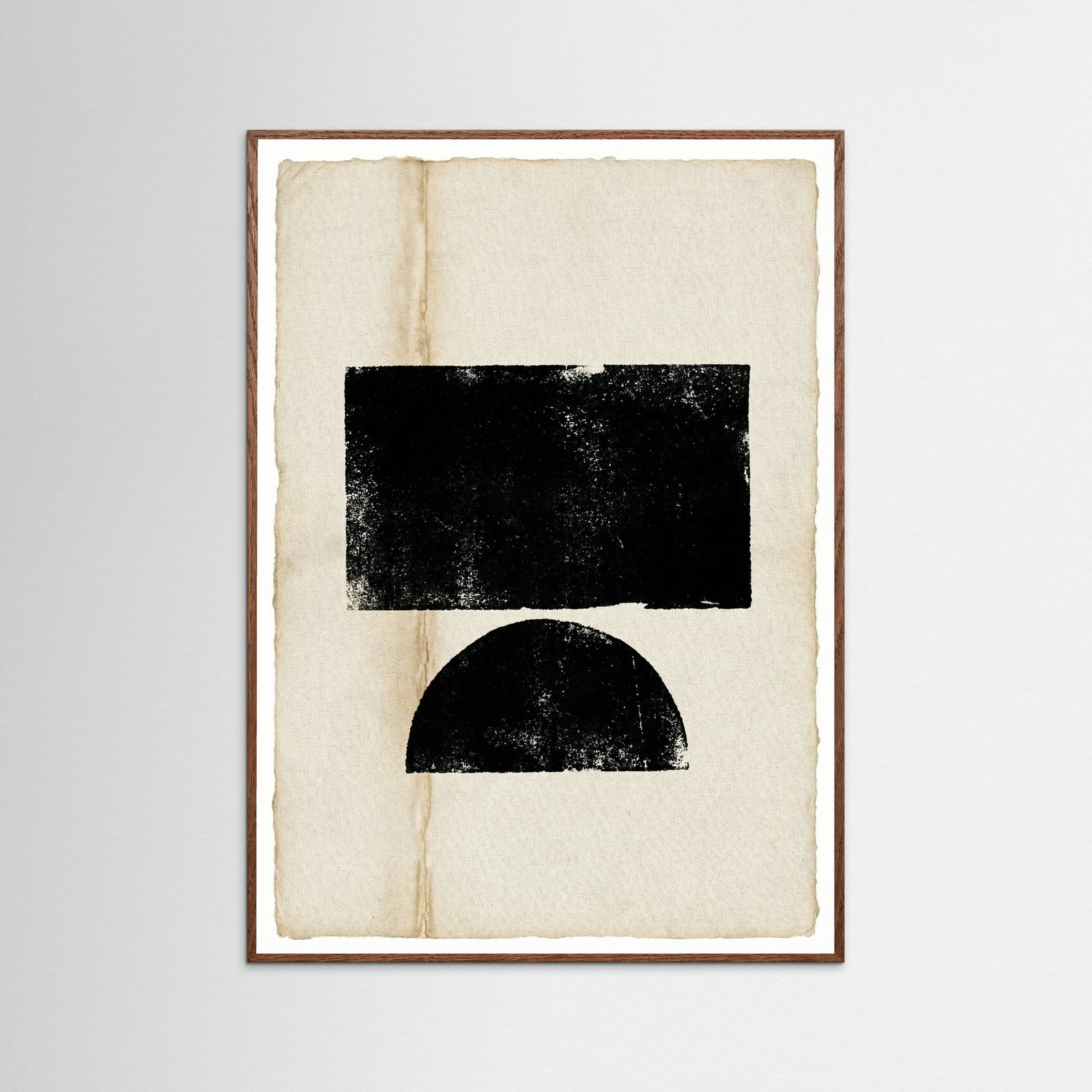 Oak Dark Abstract Profile