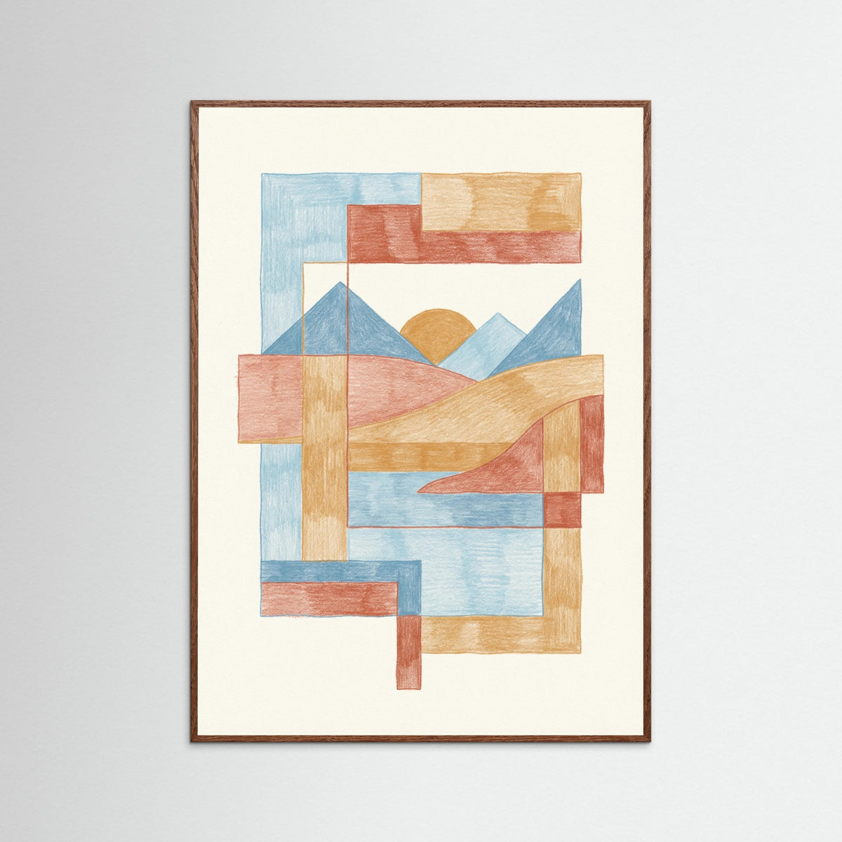 Oak Dark Abstract Signals